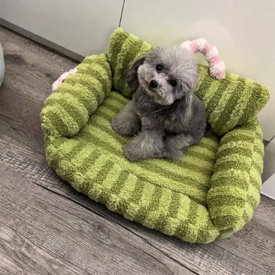 Canapé pour Chien vert 