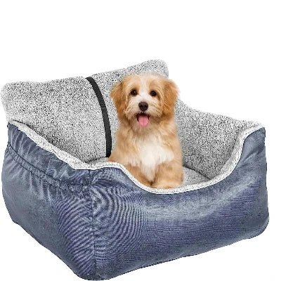 Panier pour chien  gris