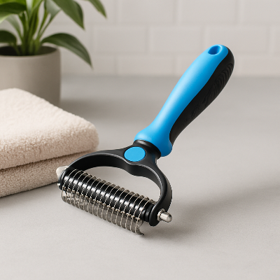 brosse-de-démêlage-bleu