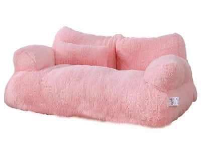 Canapé pour _chien rose doux 