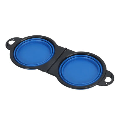 gamelle chien pliable  bleu 