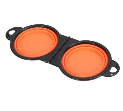 gamelle chien pliable orange 