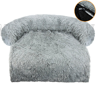 lit pour chien   super doux, long tissu en fausse fourrure