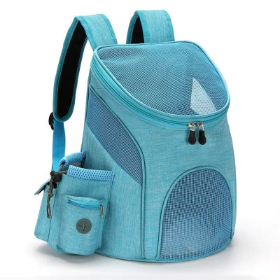 sac a dos chien bleu 