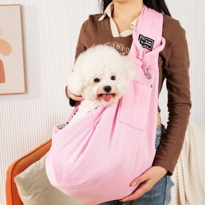sac a dos pour chien rose en toute sécurité 