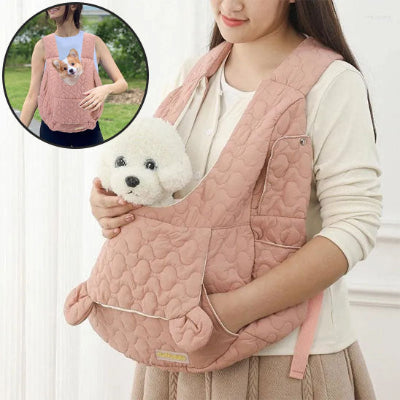 sac a dos  chien avec une sangle de poitrine pour  plus de confort et de soutien lors de longues marches