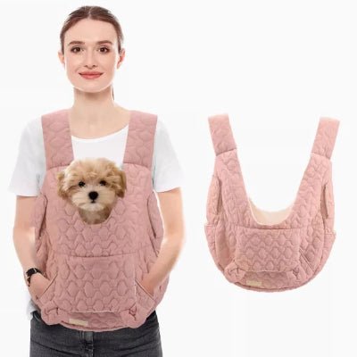 sac a dos chien rose 